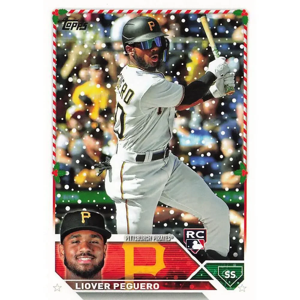 2023 Topps Holiday Liover Peguero RC H89 Pittsburgh Pirates